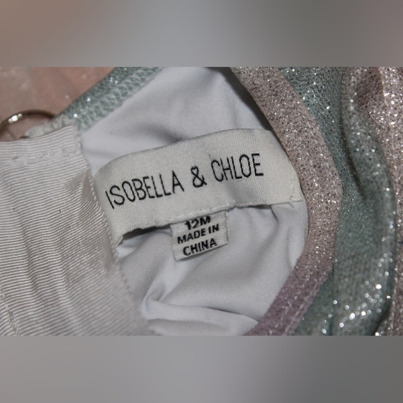 Isobella & Chloe 12 Month Glitter Tulle Baby Girl Dress BRAND NEW w/o tag - Picture 5 of 6